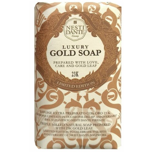 NESTI DANTE Мыло 60th Anniversary Gold Soap Юбилейное золотое, 250 гр