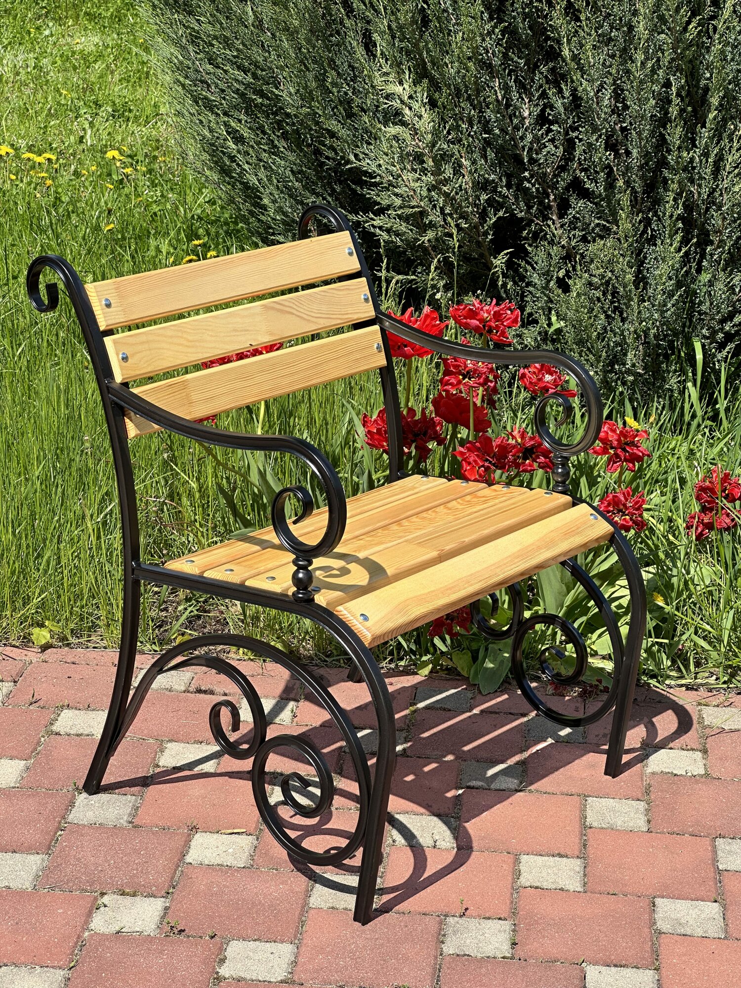 Кресло садовое Прованс, скамейка садовая