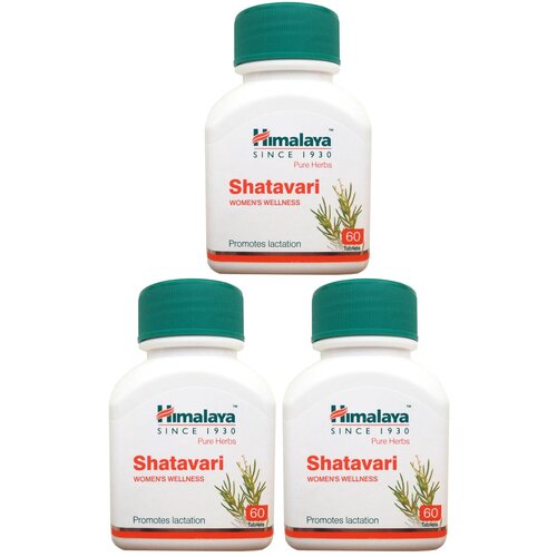 Таблетки Шатавари Хималая (Shatavari Himalaya), для женского здоровья, для баланса гормональной системы, 3х60 таб.