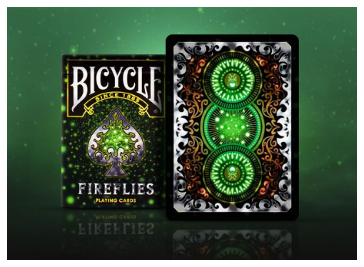 Игральные карты Bicycle Fireflies (Байсикл Светлячки)