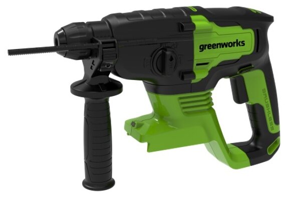 Перфоратор аккумуляторный Greenworks GD24SDS2 3803007, без аккумулятора, 0 Вт