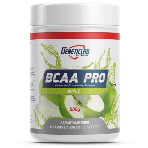 GeneticLab Nutrition BCAA PRO 500 г вишня geneticlab bcaa powder безвкусный 500 г