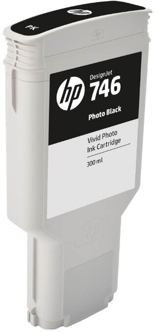Картридж HP P2V82A черный фото, для HP DesignJet Z6/Z9+ series, 300-мл - фото №3