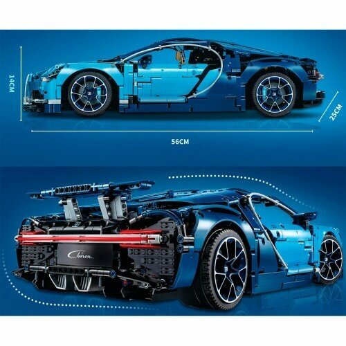 Конструктор лего-совместимый Lepin 7802 "Blue Bugatti" 4024 детали подарок сыну, внуку, племяннику, ребёнку, мальчику