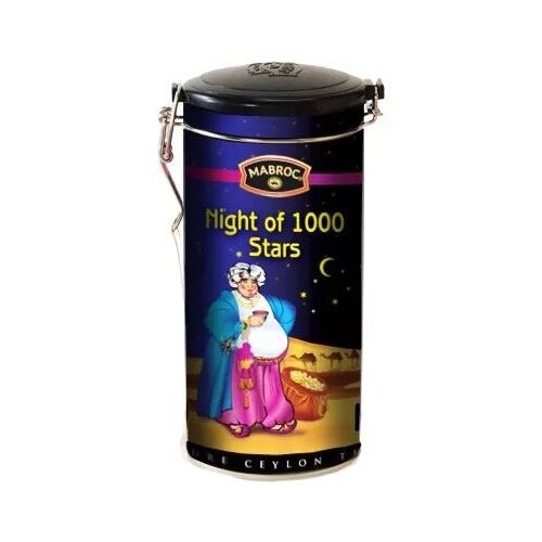 Чай черный Mabroc Night of 1000 Stars ж/б, роза, клубника, 200 г
