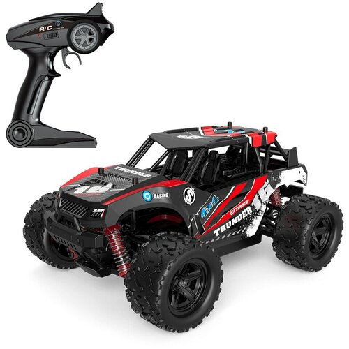 Радиоуправляемая машинка внедорожник Storm Thunder Monster Truck 4WD Black/Red