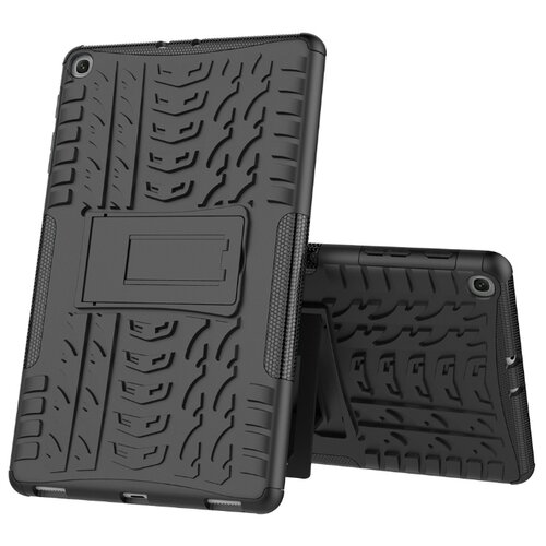 фото Чехол-бампер mypads для samsung galaxy tab a 10.1 sm-t510 (2019) / samsung galaxy tab a 10.1 sm-t515 (2019) противоударный усиленный ударопрочный черный