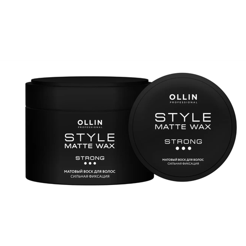 OLLIN Style Hard Wax Normal - Матовый воск для волос сильной фиксации 50 мл