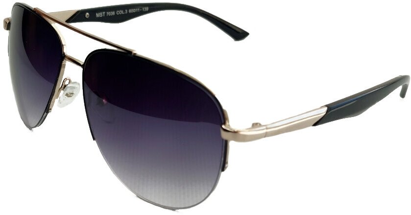 Очки солнцезащитные женские/ очки для защиты от УФ400/ капли металлической оправе/ вайфареры женские