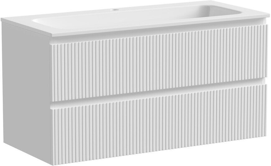 Тумба подвесная SANCOS Snob T, Bianco 995х445х500 + Раковина Ceramica Nova Element CN7013