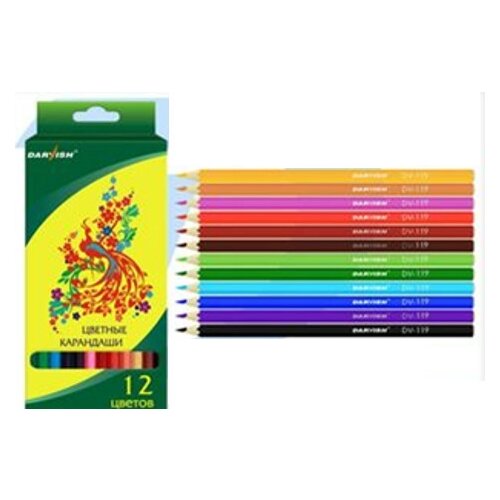 Карандаши Darvish Жар-птица 12 цветов 250₽