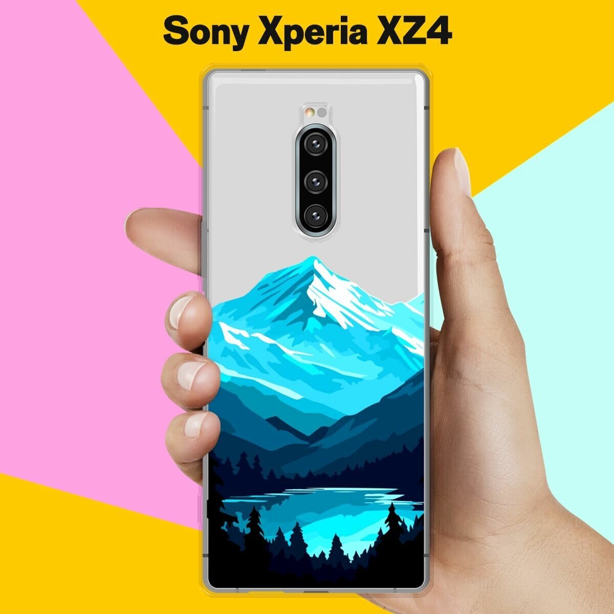 Силиконовый чехол на Sony Xperia XZ4 Горное Озеро / для Сони Иксперия Икс Зет 4