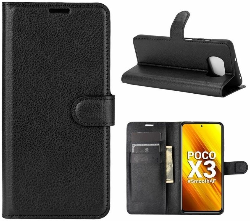 Brodef Wallet чехол книжка для Xiaomi Poco X3 NFC