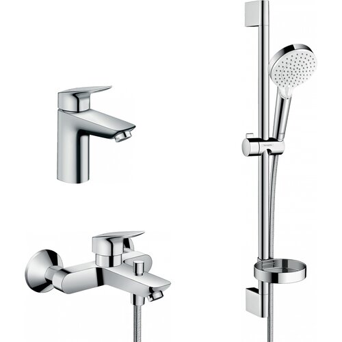 Комплект смесителей Hansgrohe Logis Croma 100 Hit, хром