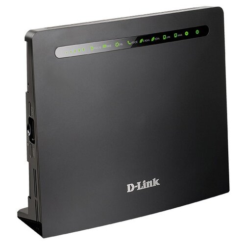 Wi-Fi роутер D-Link DWR-980, черный extra dsl ac1200 4 x5dbi cloud vpn wpa3 amplifier usb 4xfe vdsl2 adsl2 fiber mesh wifi modem router