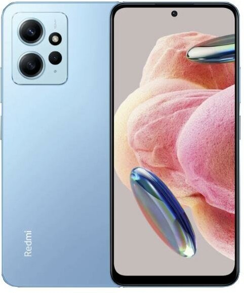 Смартфон Xiaomi Redmi Note 12 4G 6/128 ГБ, Ice Blue