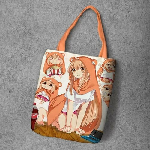 фото Сумка шоппер anime dakimakura, фактура рельефная, мультиколор
