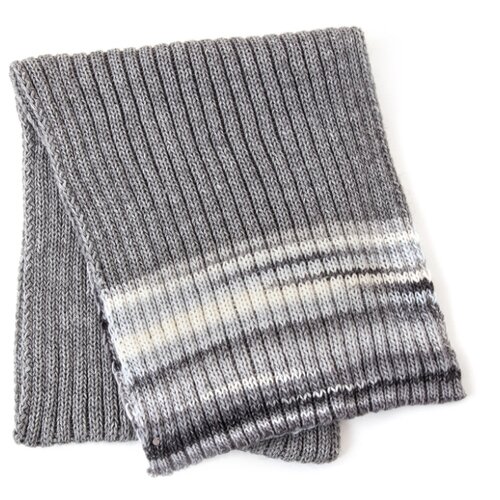 фото Шарф женский finn flare, цвет: серый a20-32143_205, размер: единый