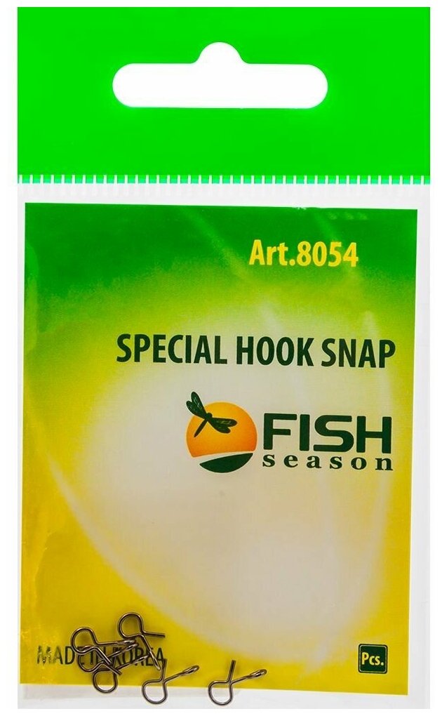 Застёжки Fish Season SPECIAL HOOK SNAP 8054 #M 3 кг (6 шт/уп)