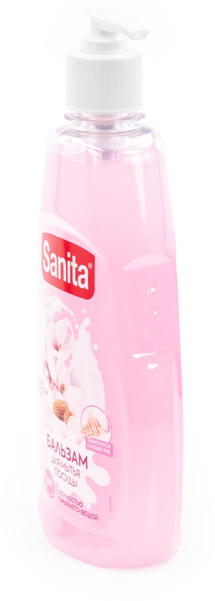 Бальзам для мытья посуды Sanita Pure Миндаль и японская сакура, 450 г - фото №10