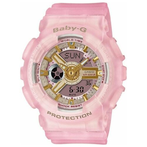 фото Наручные часы casio наручные часы casio ba-110sc-4a, розовый