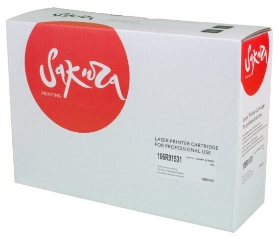 Картридж Sakura Printing Sakura 106R01531 для XEROX WC355, черный, 11000 к.