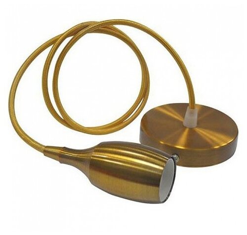 Потолочный светильник HOROZ ELECTRIC Weber HRZ00002550, E27, 60 Вт, кол-во ламп: 1 шт., цвет: золотой