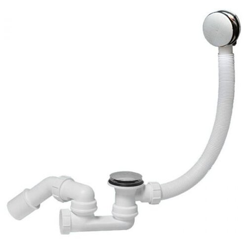 Трубный (коленный) слив-перелив для ванны McALPINE MRB8CB с переливом трубный коленный сифон для душа для ванны mcalpine mrb11 с переливом