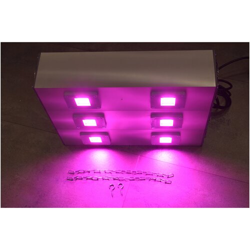 Светильник светодиодный полного спектра для гроубоксов и теплиц Нембус 300Вт, 40 см мощный led светильник для гроубоксов и теплиц хедус 200 вт 24 000 lux