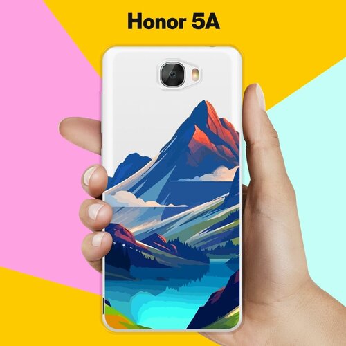 Силиконовый чехол на Honor 5A Горы 10 / для Хонор 5А силиконовый чехол на honor 5a хонор 5а туманные горы