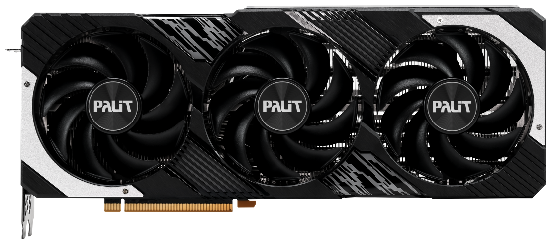 Видеокарта Palit GeForce RTX 4080 Gaming Pro OC 2205MHz PCI-E 4.0 16384Mb 22400MHz 256 bit HDMI 3xDP NED4080T19T2-1032A