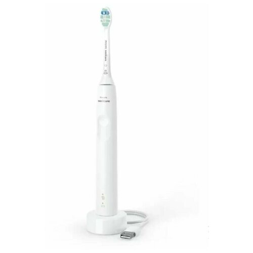 Зубная щетка Philips Sonicare 3100 series, 1 стандартная насадка C1 ProResults HX3671/13 . электрическая звуковая зубная щетка philips sonicare hx3671 14