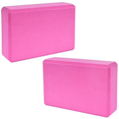 Блок для йоги CLIFF EVA 23*15*7,5см, 120гр, розовый блок для йоги cliff eva 23 15 8см 200гр мультиколор розовый