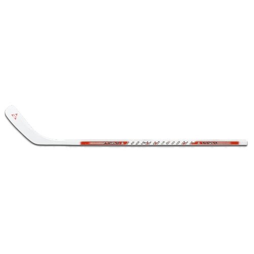 фото Хоккейная клюшка tisa detroit 115 см прямой белый/красный