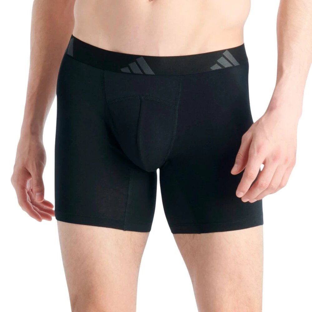 Трусы adidas, размер M, черный — фото 1