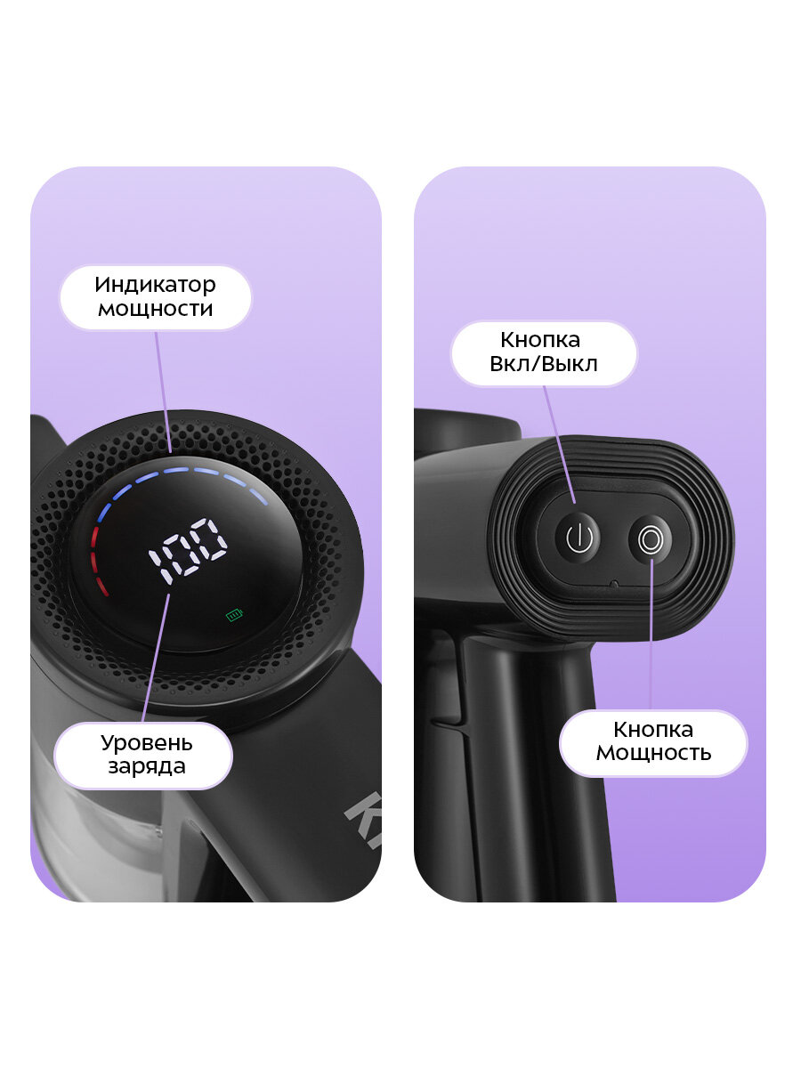 Вертикальный пылесос Kitfort КТ-5550 — фото 1