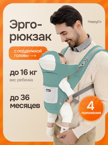 Изображение товара Эргорюкзак Aixintu, кенгуру переноска для новорожденных, дышащая сетчатая ткань, до 36 мес, нагрузка до 20 кг