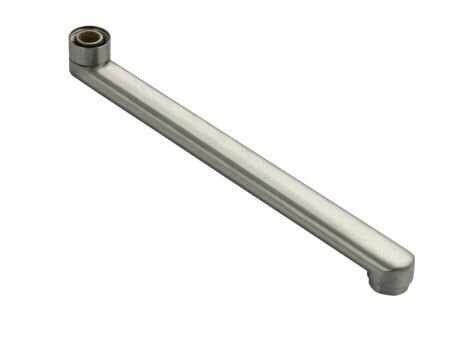 Излив 10716 для ванны нержавеющая сталь плоский длина 30см цвет хром