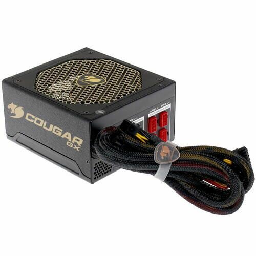 Блок питания Cougar GX 800W (CGR GX-800) черный - 800 Вт, 80+ Gold, ATX 20+4 пин, 4 pin + 4 pin CPU, 10 SATA, 4 x 6+2 pin PCI-E