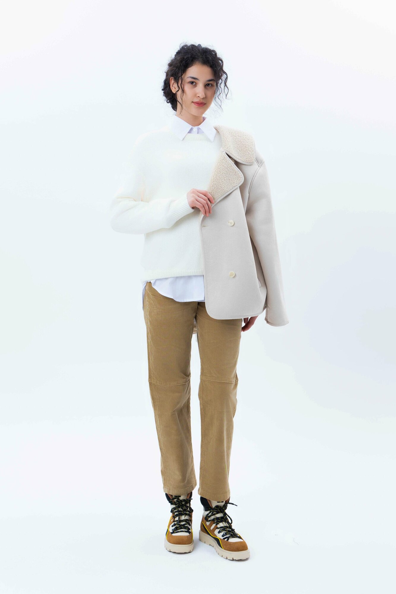 Брюки классические TERRA PRO, размер XS, beige