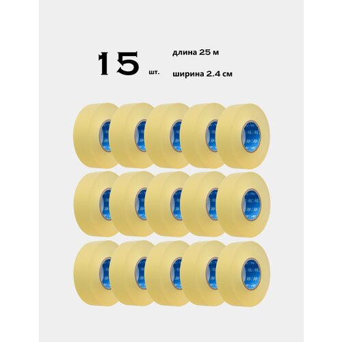 7GL PRO-S400 Хоккейная лента для щитков , прозрачная, ширина 2,4 см, длина 25 м , набор 15 шт