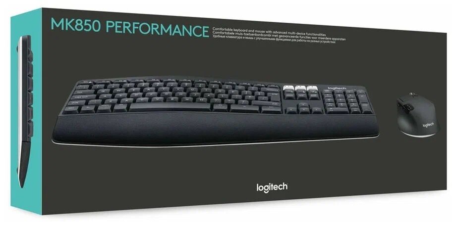 Комплект клавиатура + мышь, беспроводной, Logitech MK850 Performance — фото 1