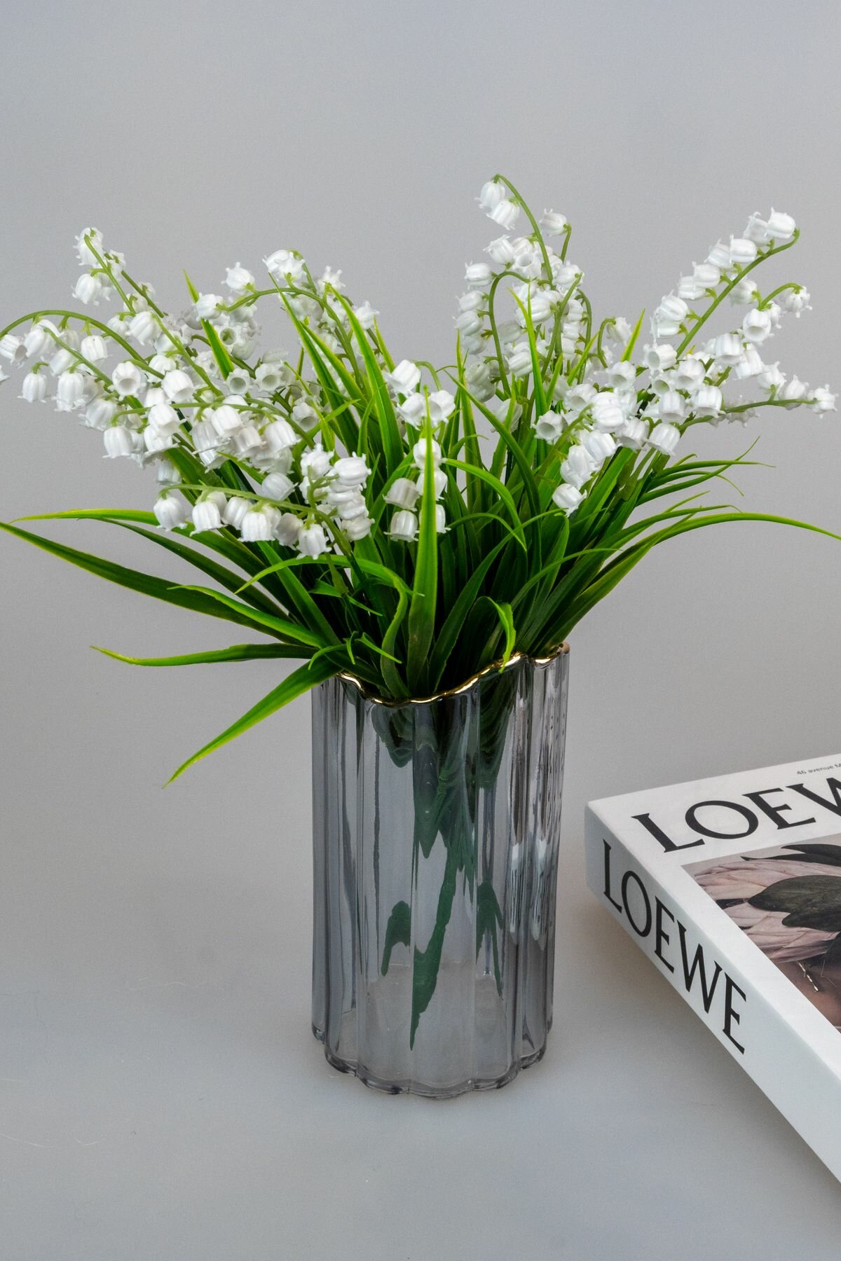 Искусственные цветы как натуральные Ландыши крупные 5 букетов 35 веток 40 см