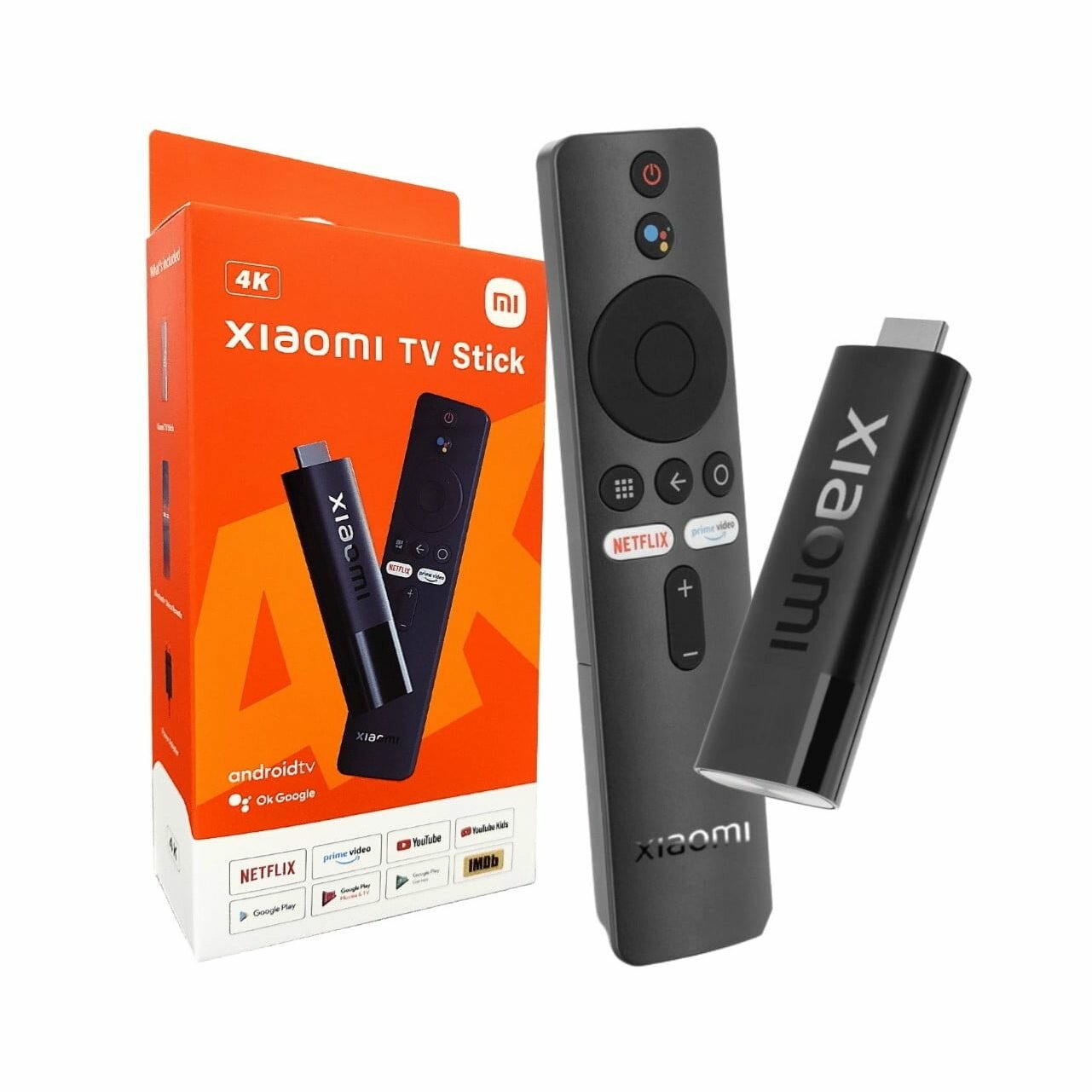 Умная ТВ-приставка от бренда Xiaomi Mi TV Stick 4K Smart (черный)