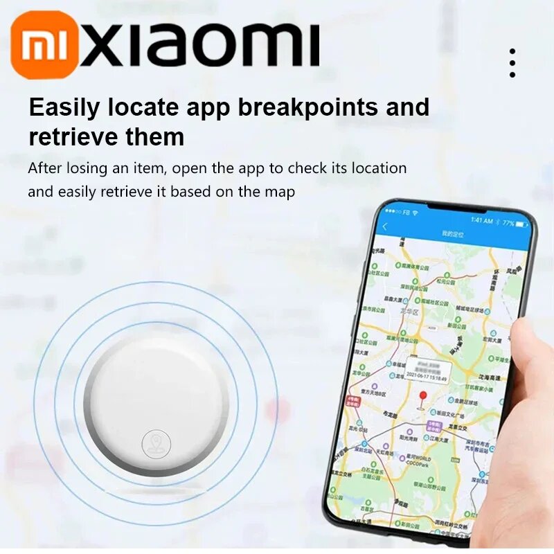 Трекеры И Медальоны Для Животных Xiaomi Мини GPS-трекер Xiaomi, умное устройство против потери, напоминание для домашних животных, сумка, кошелек, Bluetooth, портативный Finder, локатор для отслеживания воздушных меток, Yellow