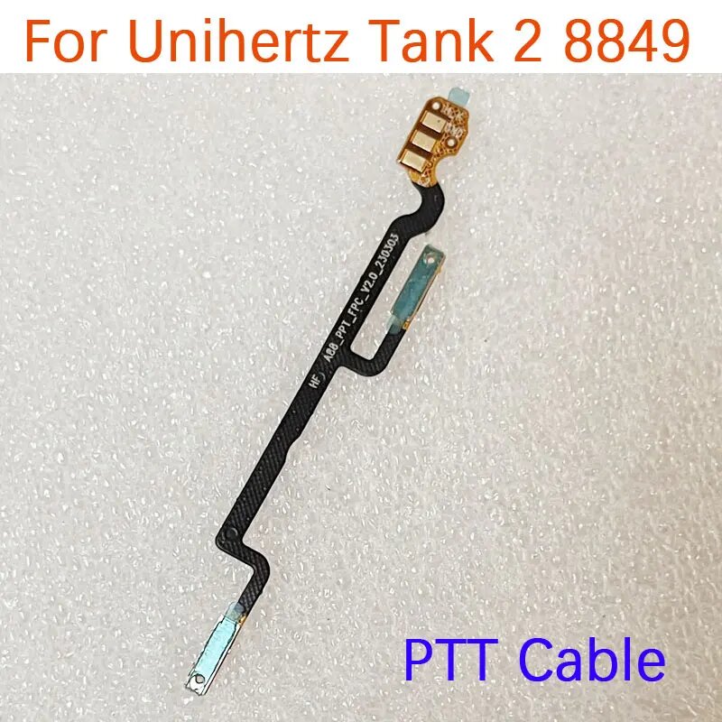 Оригинальный Unihertz Tank 2, кнопка включения/выключения FPC, кнопка громкости, кабель PTT, гибкие аксессуары FPC для смартфона Unihertz Tank 2 8849, Серебристый