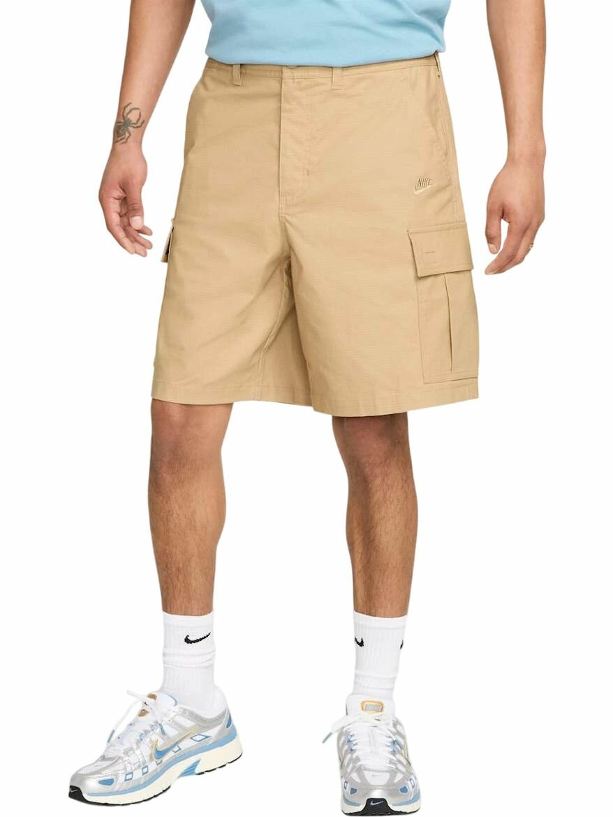 Шорты спортивные NIKE Club Woven Cargo Shorts, размер 36, оранжевый