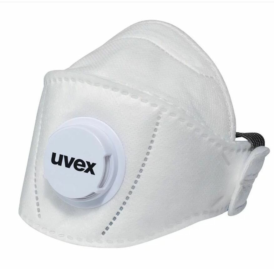 Респиратор защитный с клапаном выдоха UVEX silv-Air 5310+ premium FFP3 в упаковке 5 шт.