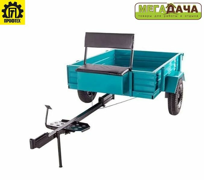 Телега-прицеп для мотоблока Мегадача ТМ-360 прицепная до 360 кг
