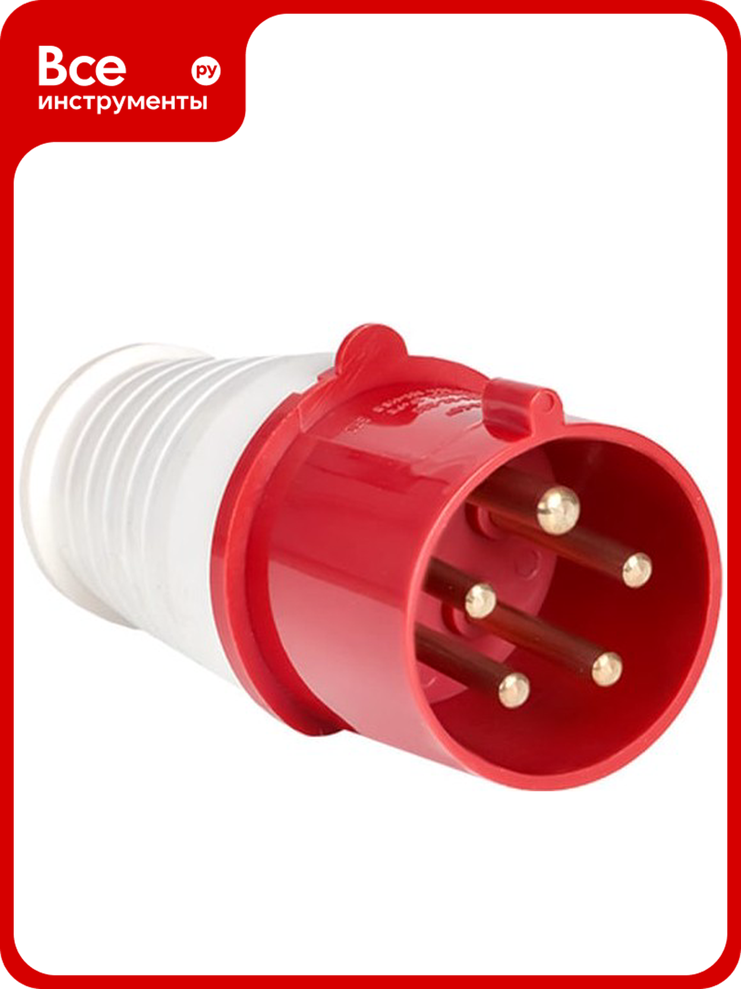 Переносная вилка EKF 015 3Р+РЕ+N 16А 380В IP44 PROxima ps-015-16-380
